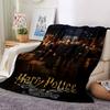 1 шт. Фланелевое одеяло Гарри Поттер 20-й юбилей - Мягкое теплое покрывало для дома, офиса, путешествий L1363