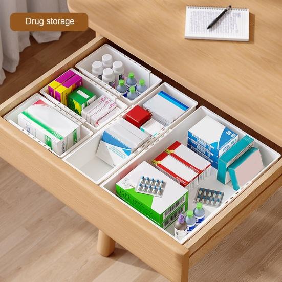 Retractable Drawer Storage Box Kitchen Cutlery Fork Spoon Bin Office Supplies Drawer Divider Multifunctional Underwear Sock