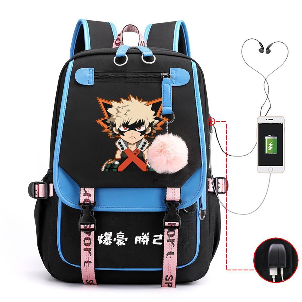 Подростковый тренд анимационный школьный рюкзак корейская версия рюкзак мужской новый контрастный цвет простой ученик средней школы рюкзак