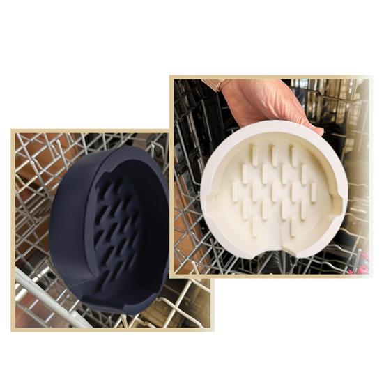 Держатель для губки с присоской, нескользящий дизайн, быстросохнущий силиконовый держатель для губки