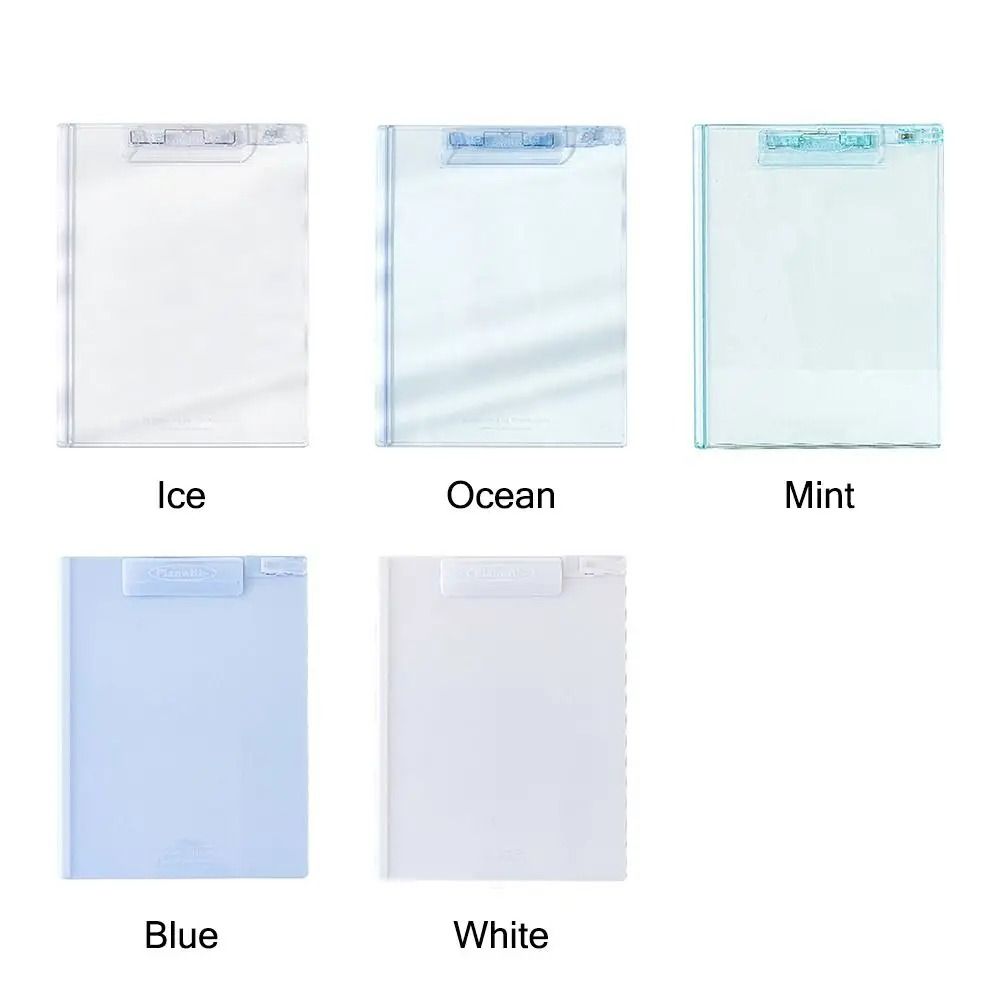 INS Ice Writing Clipboard Transparent Arcylic Paper Organizer Drawing Signing Writing Durable File Folder Office
