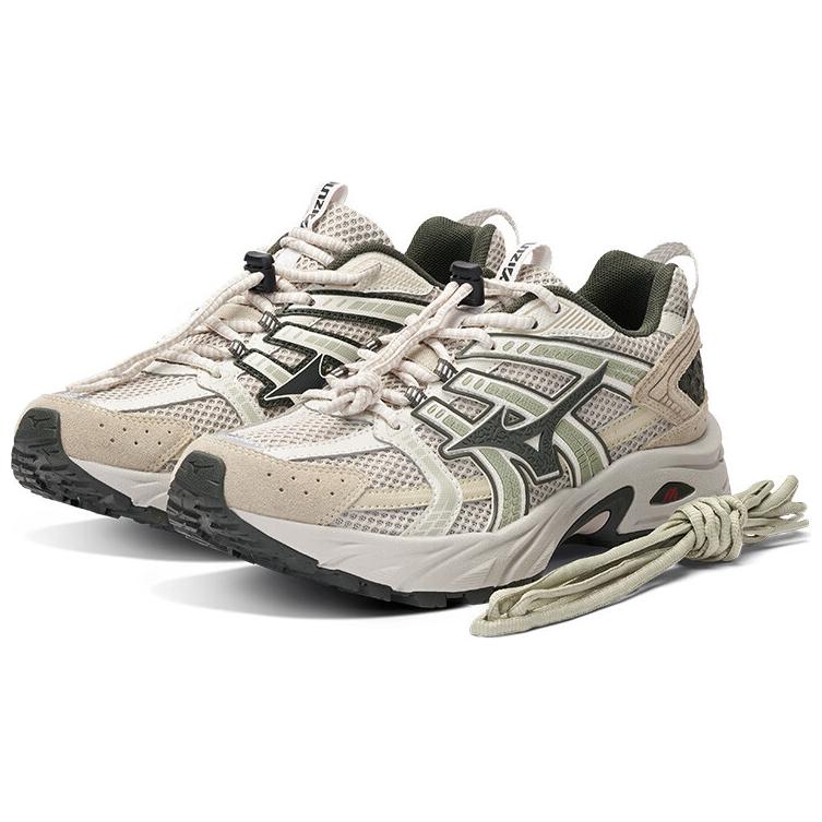 Mizuno Фиджи Тл Удобные Нескользящие Низкие Кроссовки для Трейлраннинга Унисекс кроссовки Светло-голубовато-серый Черный Темно-зеленый D1GH240908