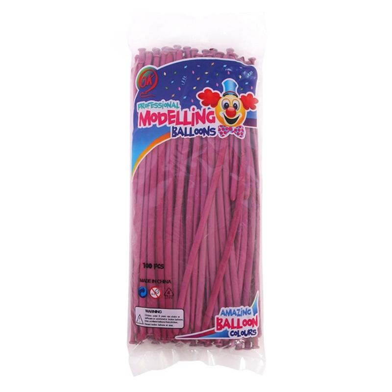 100Pcs Magic Balloons Long Latex Balloon DIY Animal Balloon Ornaments for Wedding Birthday Holiday Party Decoration