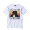 That's What I Do I Drink Coffee Graphic Tshirt  Fashion Harajuku T-shirt Hip Hop Men Brand T-shirt Trend Oversize Shirt