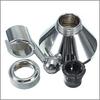 Home Support Chromed Shower Head Holder Sprayer Base Wall-Mount Bracket Bathroom