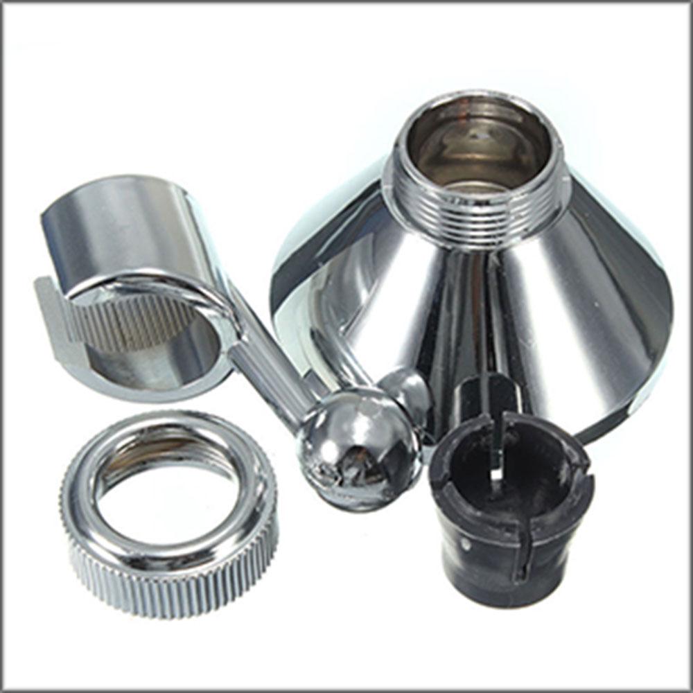 Home Support Chromed Shower Head Holder Sprayer Base Wall-Mount Bracket Bathroom