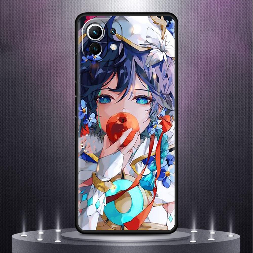 Чехол для Xiaomi Mi Poco X3 X4 NFC M3 Mi 11 11T 10 T 9T 12 9 10T Lite, силиконовый чехол на заднюю панель телефона Genshin Impact Raiden Shogun Baal