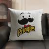 Классическая наволочка P-Pringles Летняя дышащая льняная органическая ткань Двусторонняя печать Наволочка для диванной подушки Домашний декор