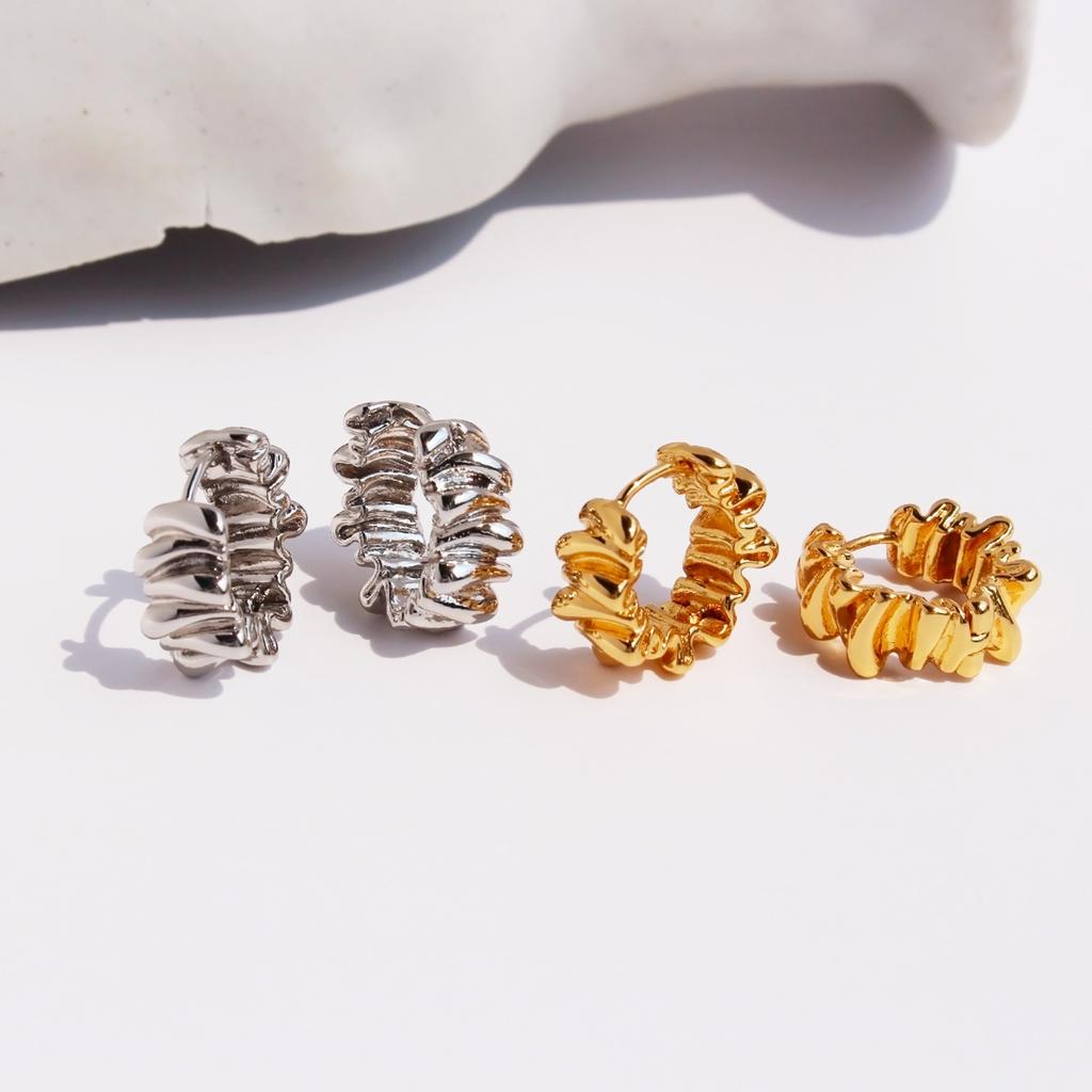 Уникальный дизайн, серьги-кольца с лентой, женские индивидуальные модные трендовые серьги, пряжки для ушей в стиле «холодный тренд» 566