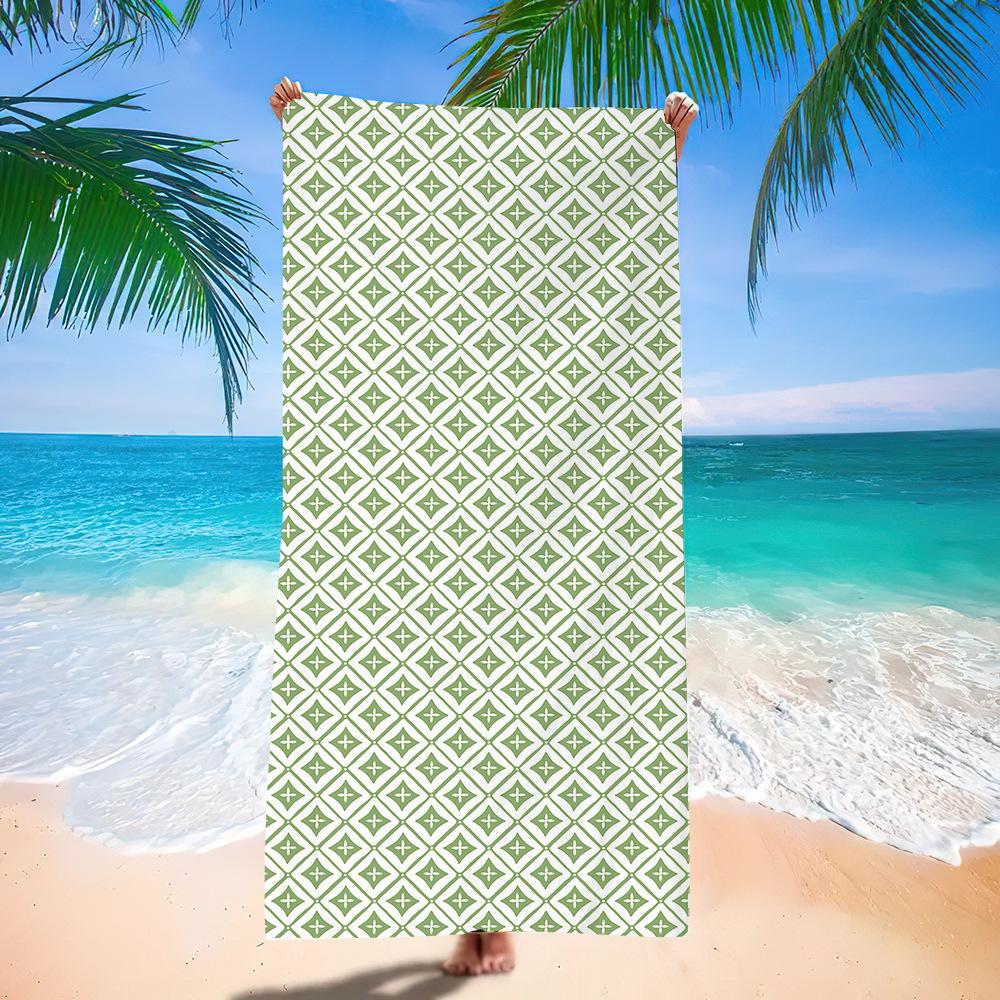 Popular Beach Towels, Mermaid Beach Towels, Multi-Functional Microfiber Quick-Drying Absorbent Beach Towels
