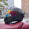 Шлем для электромобиля мужской и женский шлем с открытым лицом летний с двойным зеркалом хвостовой полузакрытого типа персонализированный четырехсезонный Bluetooth для пары