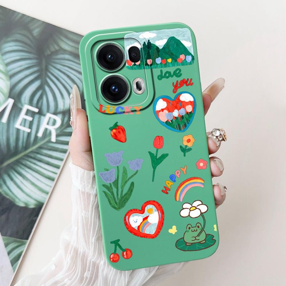Милый Мультяшный Чехол Для Телефона Для OPPO Reno13 Pro / Reno13 / Reno13 F 4G 5G Мягкий Силиконовый Защитный Чехол Для Oppo Reno 13 13F 13Pro