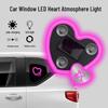 BYD Han Car Solar Heart Neon Light Wireless Decor