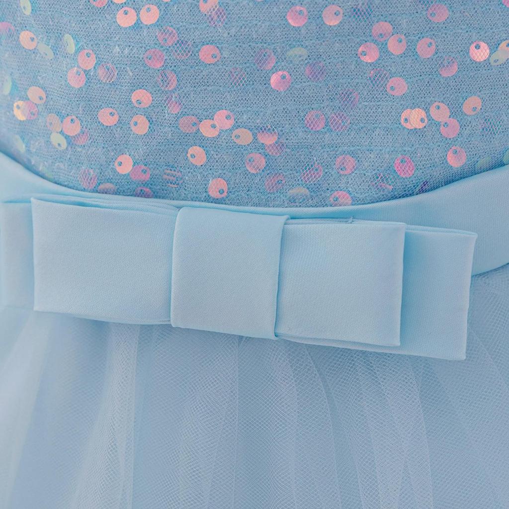 Платье принцессы с пайетками для девочек для выступлений