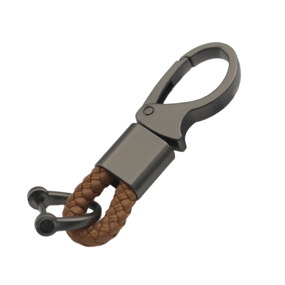 Detachable Design Metal Keychain High Quaility Car Key Rings Holder Braided Rope Keyring Auto Gift