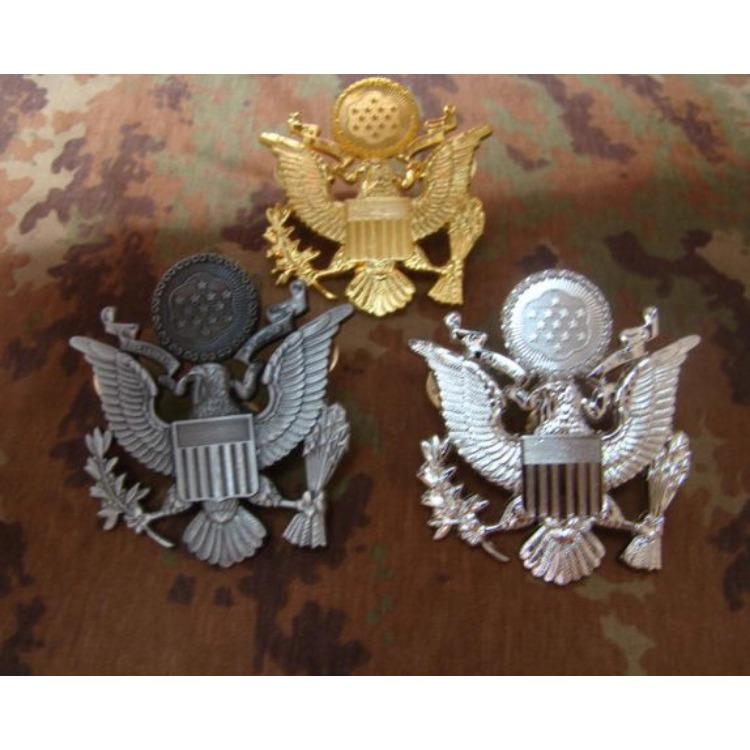 Металлический значок, значок на шляпу-кивер американской армии, значок на шляпу американской армии