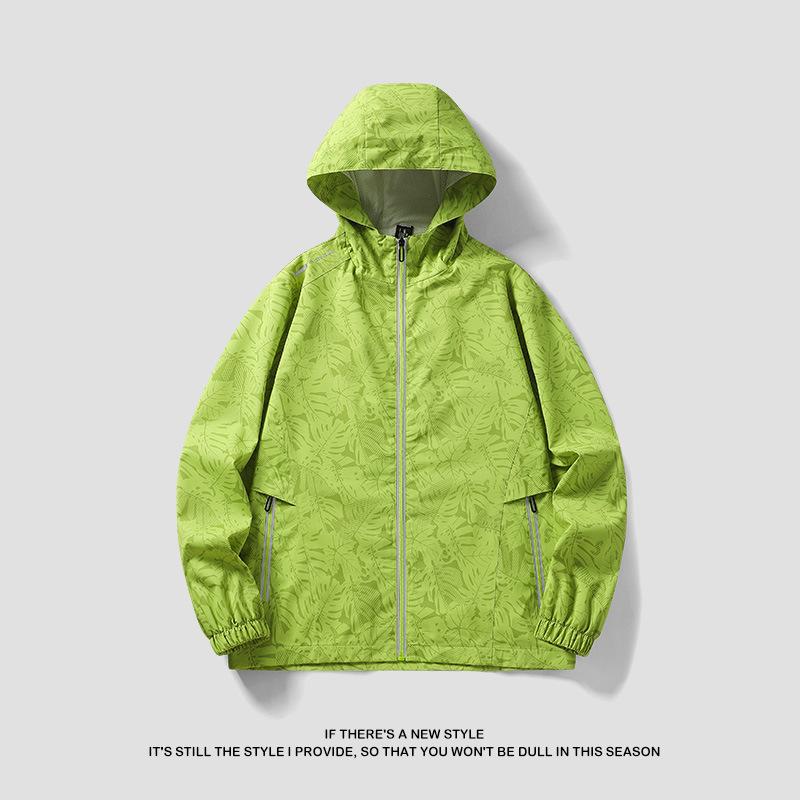 Куртки для мужчин и женщин Весной и летом Наденьте одежду для отдыха, занятий спортом на открытом воздухе осенью, для защиты от солнца, куртки с капюшоном и куртки.