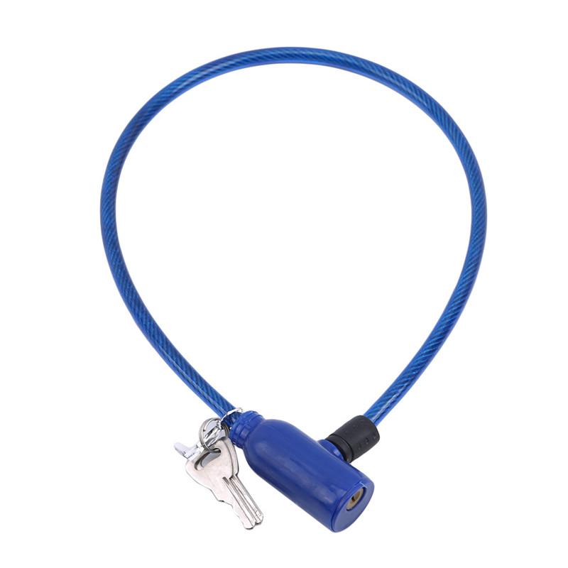 Bicycle Safety Lock Metal Universal Anti-Theft Bicycle Lock Motorcycle Wire Lock Safety Cable With Keys Outdoor Bike Supplies