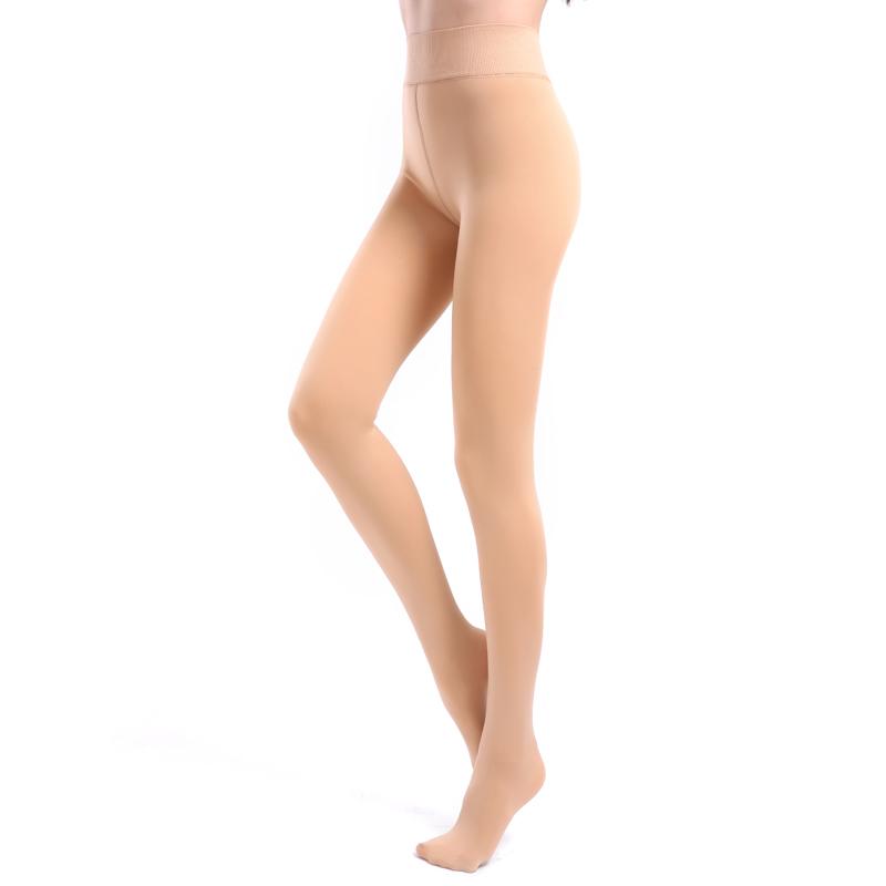 Зимние колготки с велюром