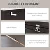 Foldable Wall Mounted Desk With Storage Chalkboard Bookshelf Adjustable Shelf Workstation