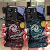 Ретро Масляная Живопись Для Xiaomi Redmi 13C Note13 12 Pro Plus 5G Note 9 13T Pro POCO X6 F5 F6 Черный Чехол для Телефона из Закаленного Стекла