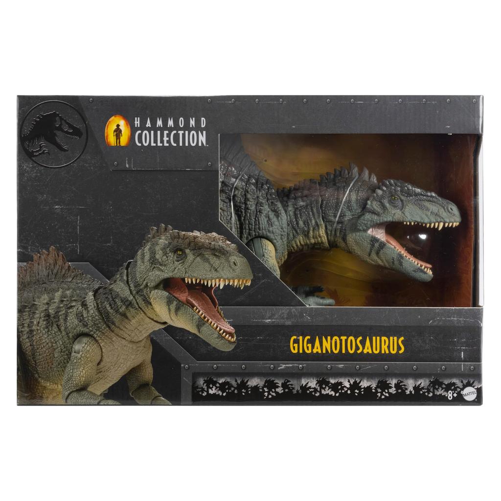 Mattel JURASSIC WORLD Hammond Collection Фигурка динозавра-гиганотозавра Игрушка Общая длина 72 см Для детей от 8 лет Зеленый HXF57 Длина для детей Прибл.