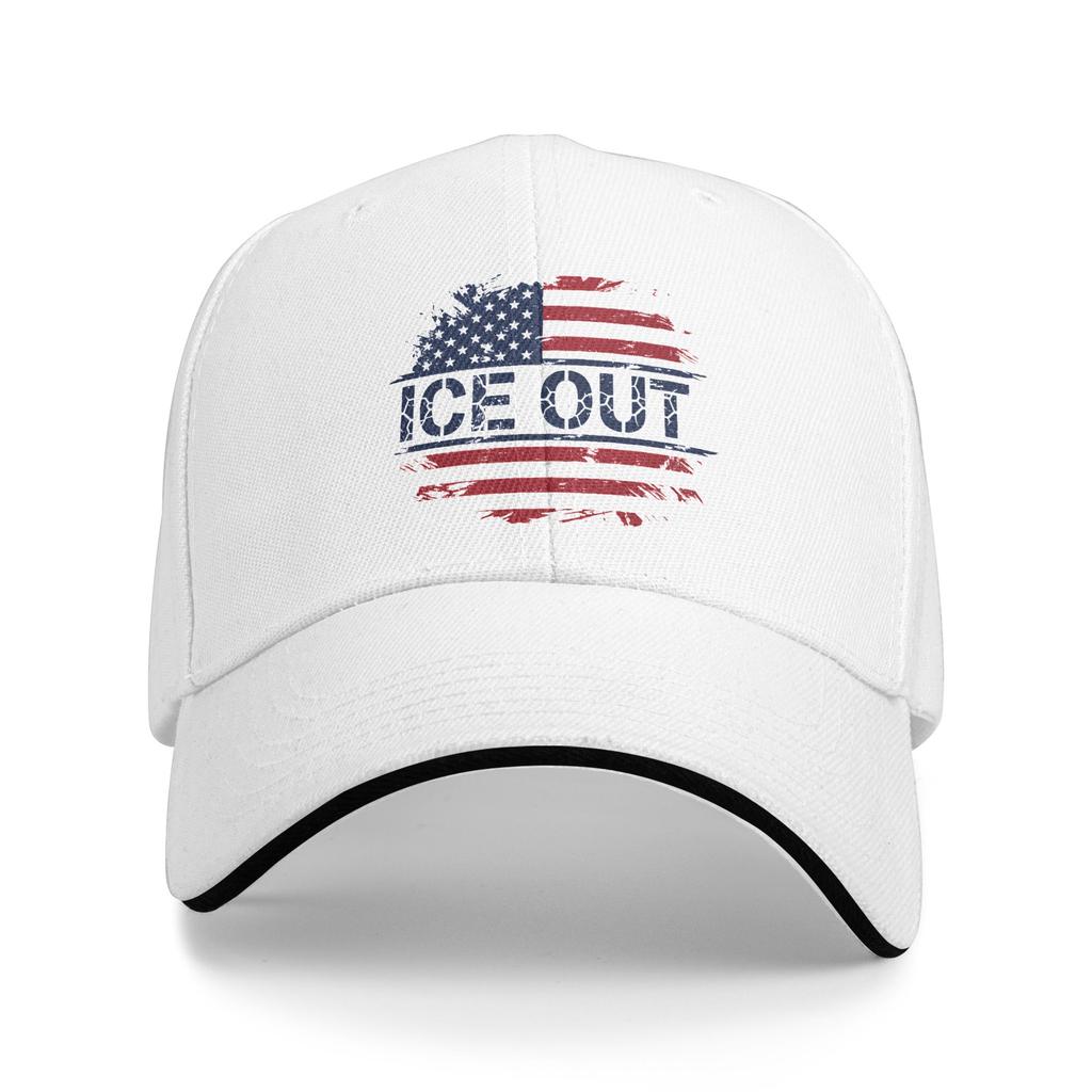 New Arrival Baseball Caps ice Out Anti Ice Minneapolis Abolish Ice For Unisex WomenTrucker Hats Retro Snapback Cap Adjustable Fit