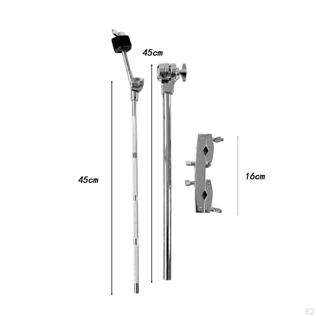 Удлинитель для установки ударных установок Зажим для крепления тарелок Крепление для тарелки Регулируемый металлический