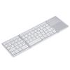 Foldable BT Wireless Keyboard Pocket Size Portable Mini BT Wireless Keyboard with Touchpad for