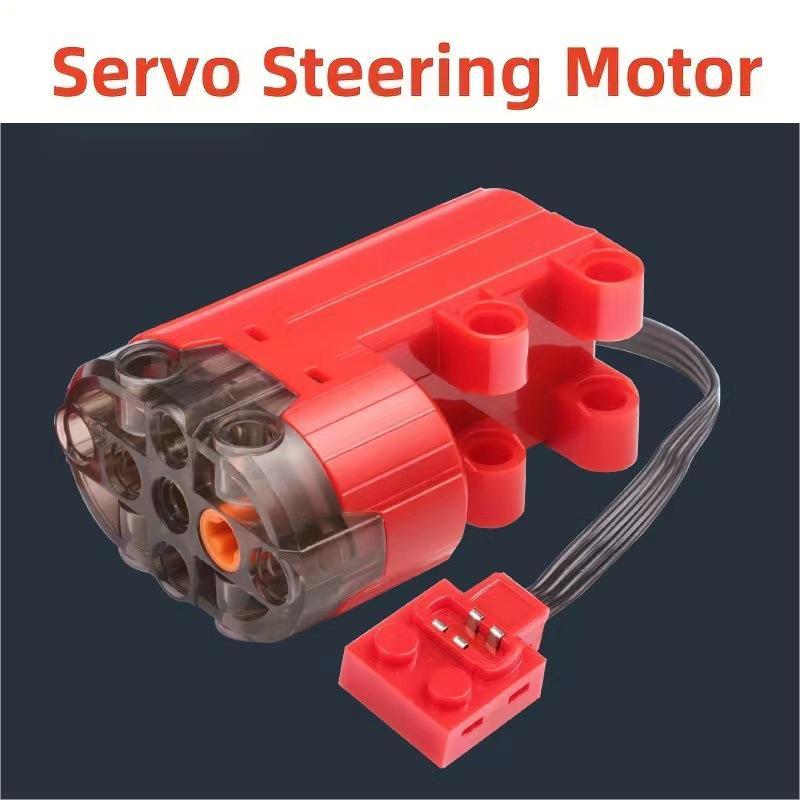 Remote Control Electric Motor Car Set Battery Box/ Switch /Led Light/ Power Function Moc Building Blocks Motor Toys For Kids
