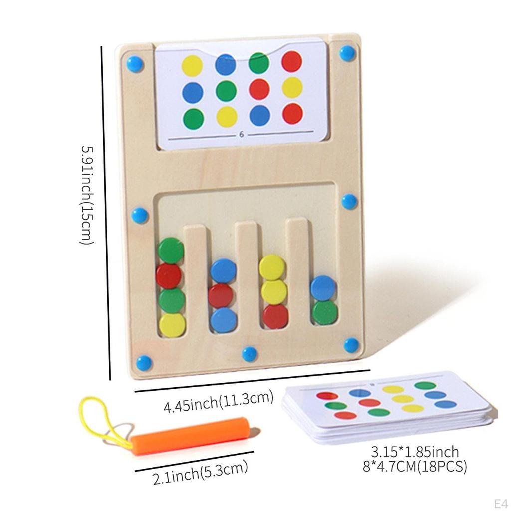 Color Matching Puzzle Toy Brain Teasers for Shape Playing 2 Player