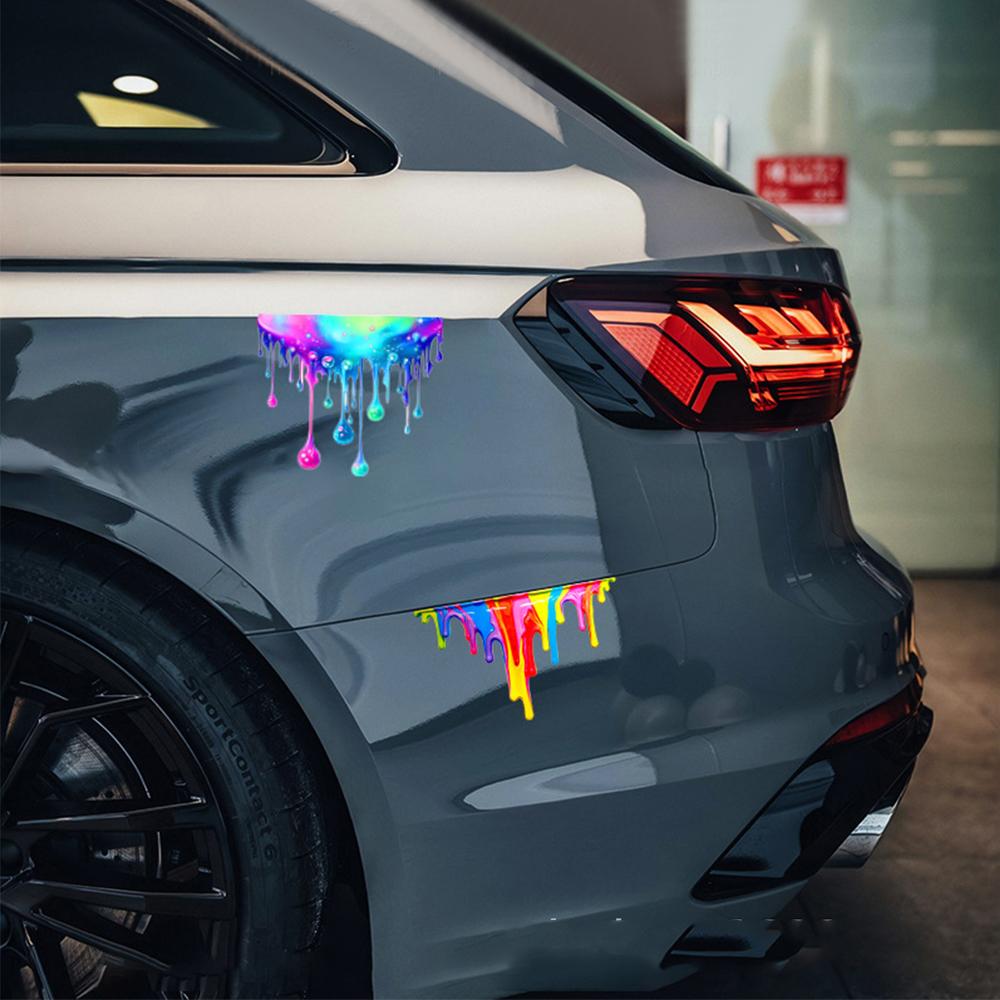 Красочные граффити наклейки на автомобиль фары автомобиля полосы виниловые окна наклейки универсальные для маскировки царапин аксессуары для декора