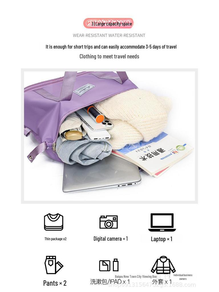 Универсальная спортивная сумка: Разделение мокрого/сухого, Йога, Messenger, Путешествия большой вместимости с колесами