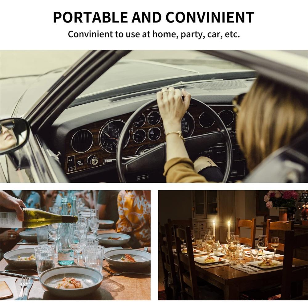 2024 Non-Contact Alcohol Tester with Digital Display Screen USB Rechargeable Breathalyzer Analyzer High Accuracy Breathalyzer