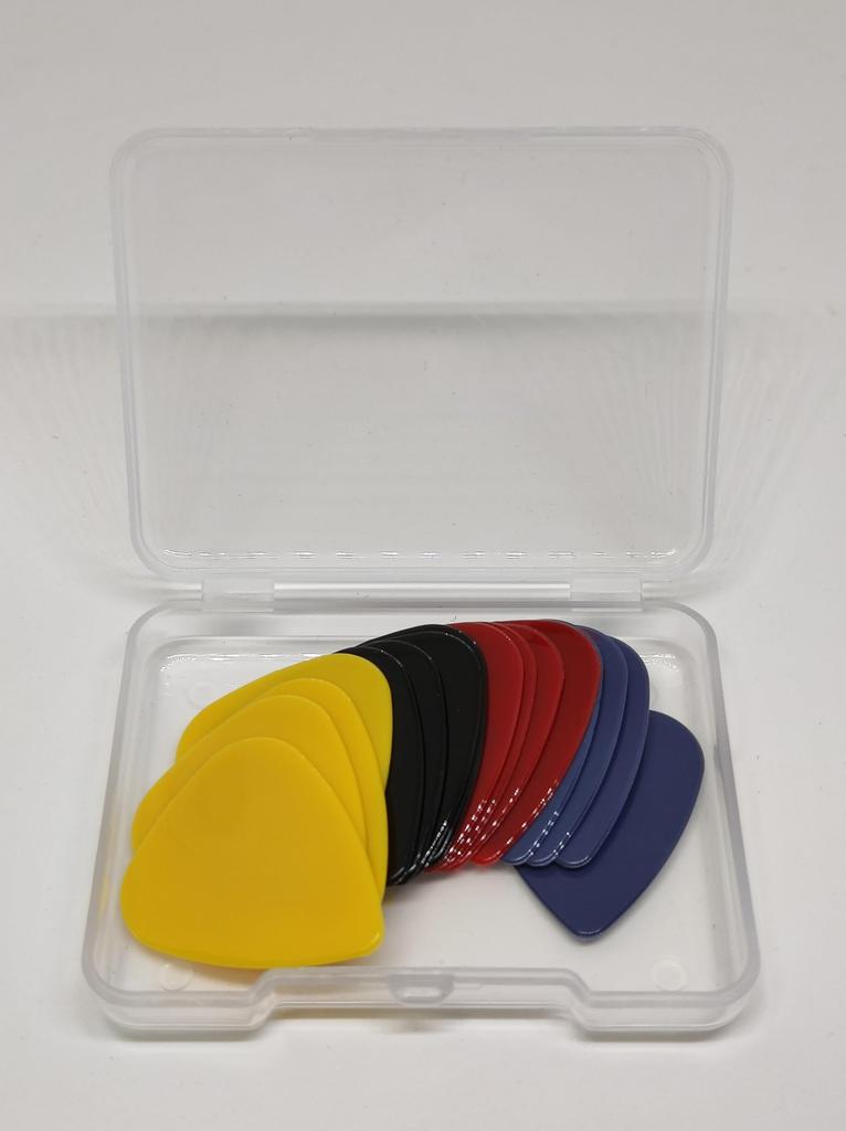 Rockson Guitar Picks Set of 4 Types of 4 Each 16, Thickness, 0.58mm 0.71mm 0.96mm 1.20mm