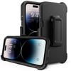 3 IN 1 Heavy Duty Armor Stand Case for IPhone 16 Pro MAX 14 13 12 11 15 XS MAX XR X XS SE 6 7 8 Plus Belt Clip Otter Case Box Military Holder Cover