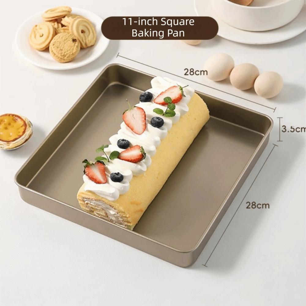 Non-Stick Square Baking Pan Multisize Bakeware Tools Easy Cleaning Cake Mold Tray Cake Baking