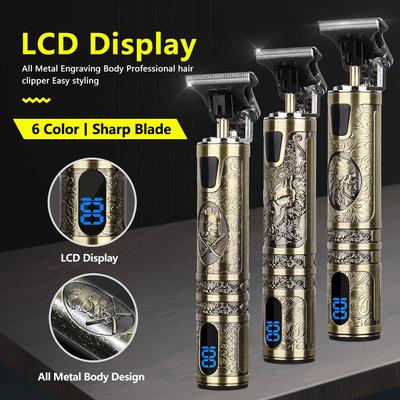 2023 электрическая машинка для стрижки волос, триммер для волос для мужчин, перезаряжаемая электробритва, парикмахерская машина для стрижки волос для мужчин, стрижка волос