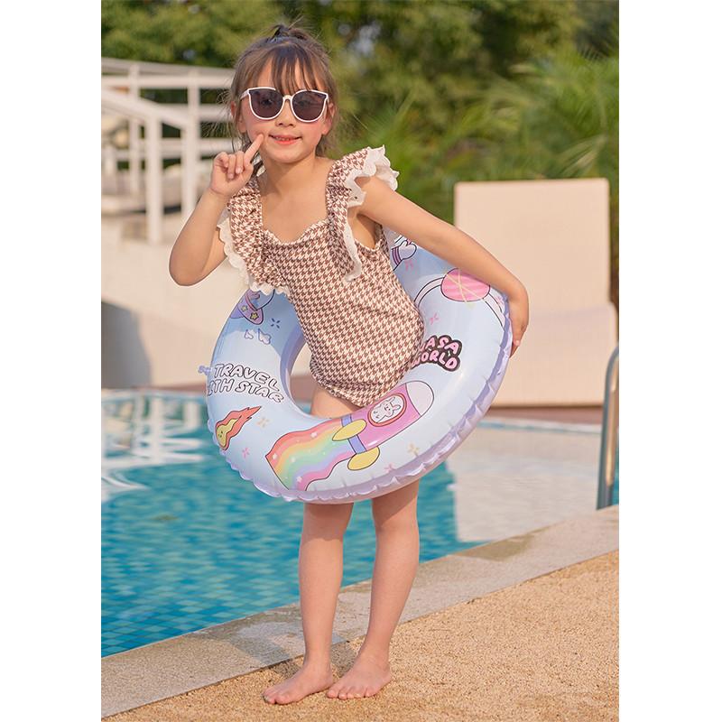 Colorful Inflatable Swim Rings For Kids Astronaut Cute Rabbit Lion Park Mermaid Dinosaur Rainbow Unicorn And More