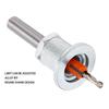 3.5 x 8mm Adjustable Depth Bit Silver Color Taper Hole Drill Woodworking Drill Bit  Woodworking