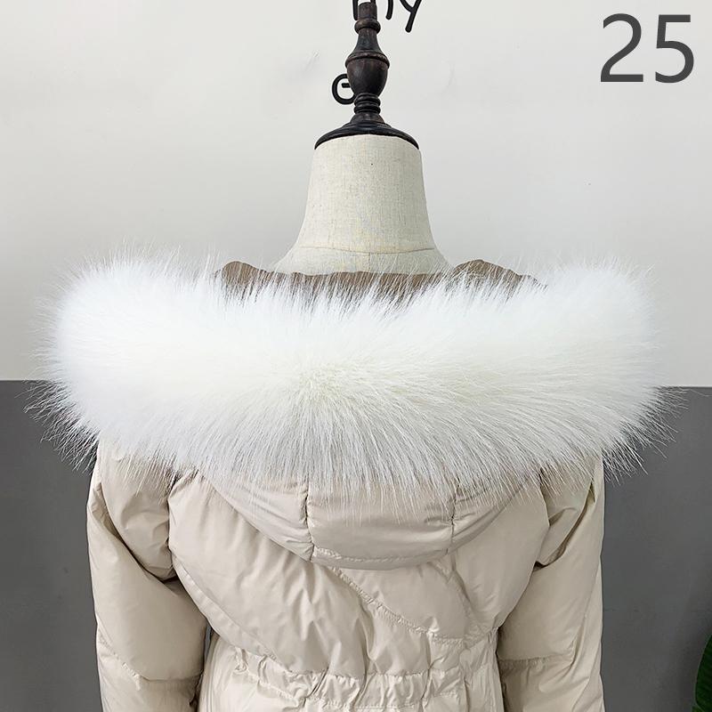 Women Neckerchief Faux Fur Collar Fluffy Collar Warm Wrap Shawl Scarves Soft Fur Scarf Winter Warm