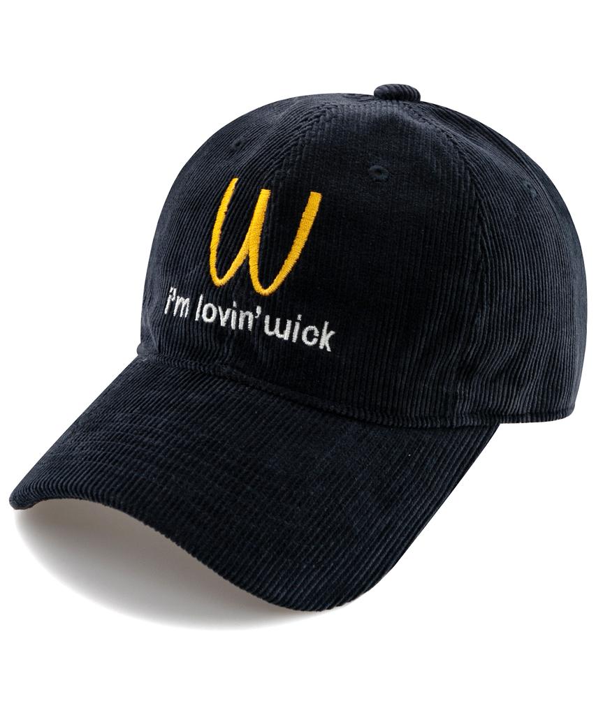 Кепка-волосы Im Lovin Corduroy Ball Cap - Темно-синяя