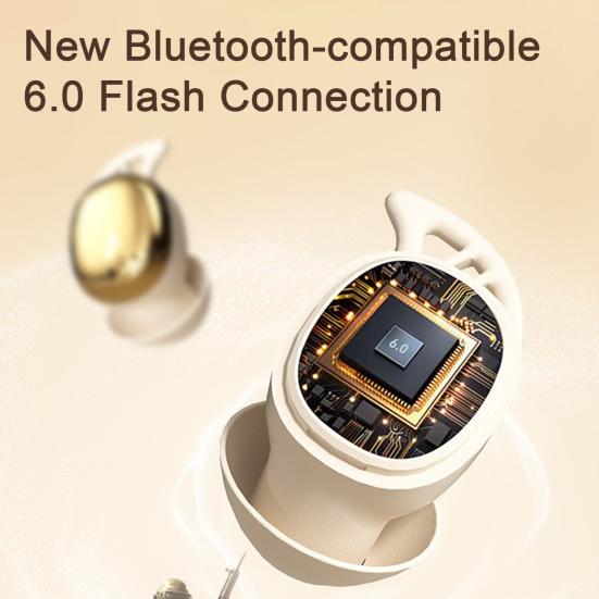 Беспроводные наушники, совместимые с Bluetooth, с низкой задержкой, водонепроницаемые IPX4, с шумоподавлением, наушники для сна