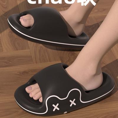 Женская обувь, модная, толстая подошва, минималистичная, летняя, новая, милая, с открытым носком, повседневная, легкая, пляжная, тапочки