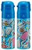 Skater Water Bottle, Doraemon Sticker, 470ml, Direct Drinking, Children's, Stainless Steel, Sports Bottle, SDC4-A