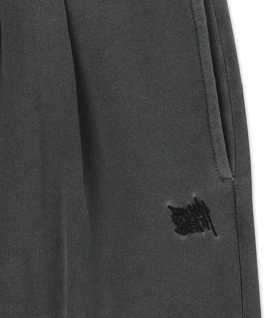 BROWNBREATH Tag Pigment Sweat Shorts - Charcoal
