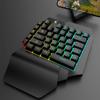 iMICE One-Handed Gaming Keyboard RGB Backlit Portable Mini Gaming Keypad Ergonomic Game Controller for PC PS4 Xbox Gamer