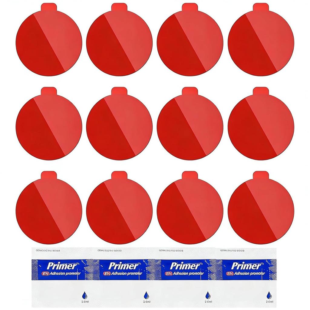 40 шт. Универсальные клейкие adhesive pads VHB, Запасная монтажная лента, Двусторонняя лента повышенной прочности, Идеально подходит для домашнего декора и автомобилей, В комплекте 4