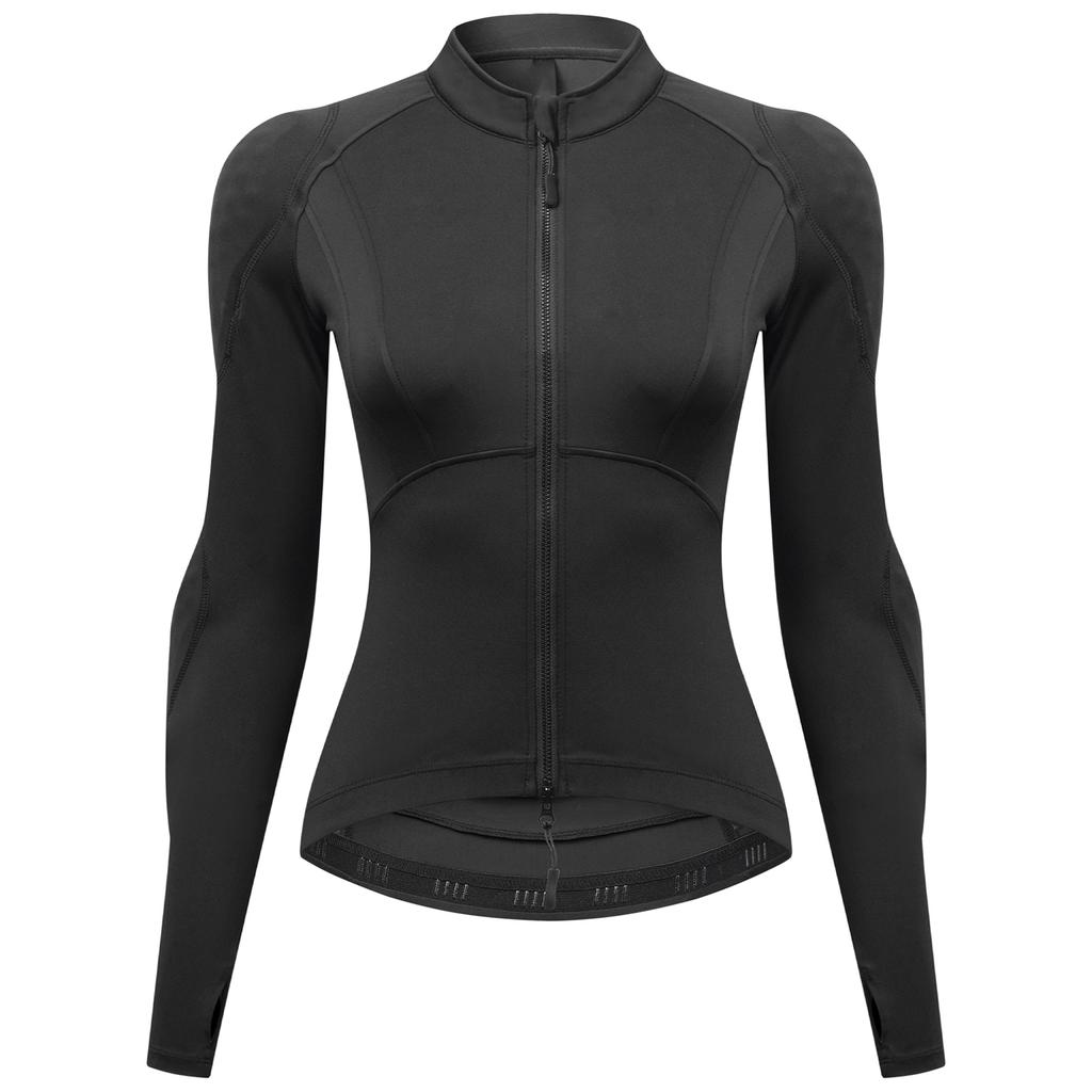 Women S Mesh Jacket Motorcycle Padded Shirt Summer Soft Armor Sports Protective Gear Black EU Size S