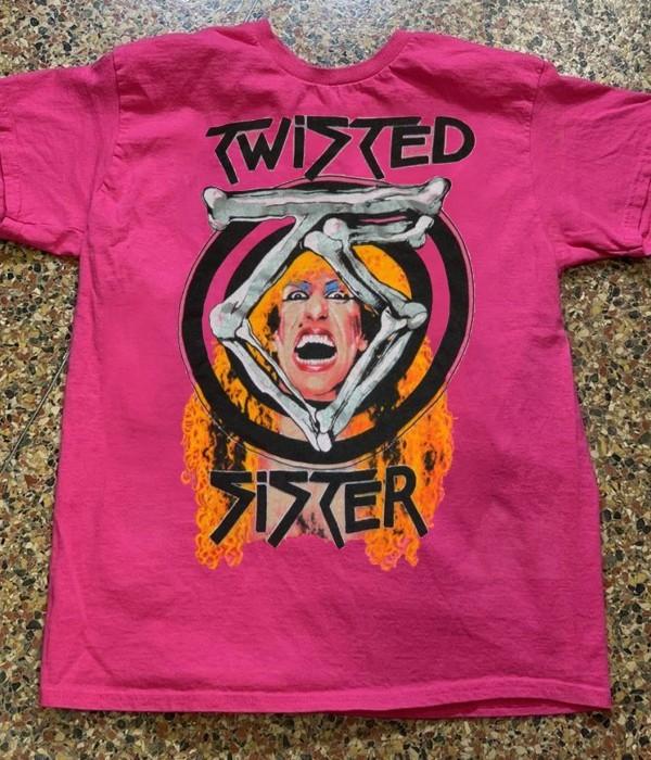 Ремейк TWISTED SISTER 1984 Stay Hungry Tour Футболка Унисекс NH25896 Унисекс Футболка